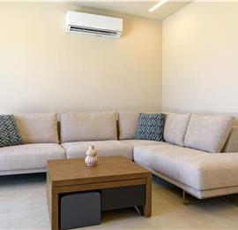  3 bedroom stone villa with pool & seaview, near Acharavi, sleeps 6